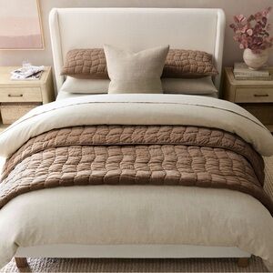 Pottery Barn Cozy Cloud Quilt Set